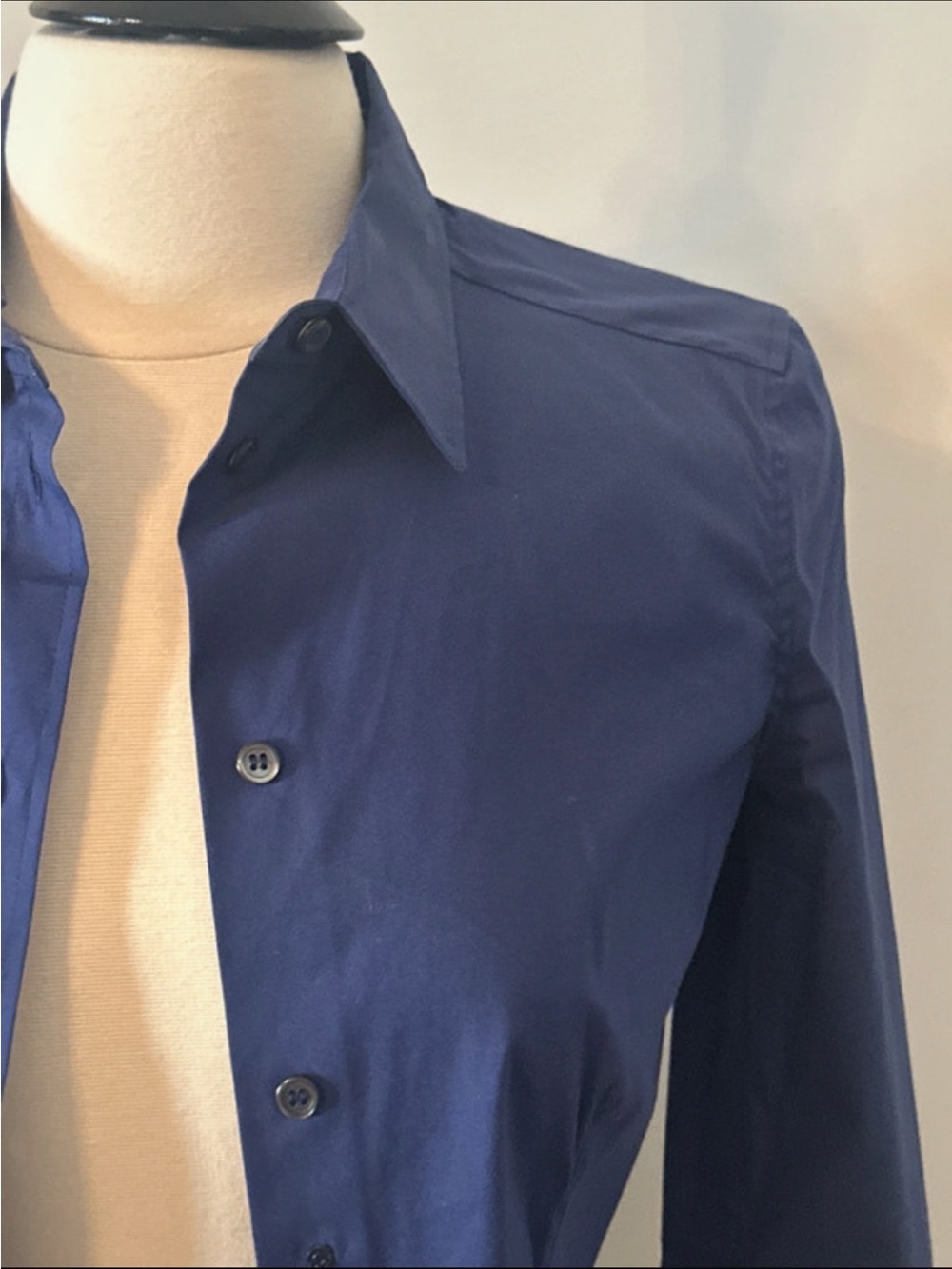 PRADA 3/4 Twilight Blue Shirt - Picture 4 of 14